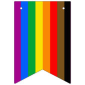 Philly Rainbow Pride Flag Wimpelkette (Erste Fahne)