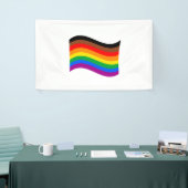 Philly Rainbow Pride Wave Flag Banner (Messeveranstaltung)