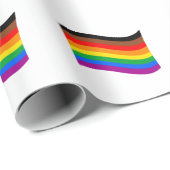 Philly Rainbow Pride Wave Flag Geschenkpapier (Rolleneckpunkt)