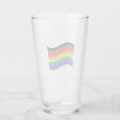 Philly Rainbow Pride Wave Flag Glas (Rückseite)