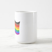 Philly Rainbow Pride Wave Flag Kaffeetasse (Mittel)