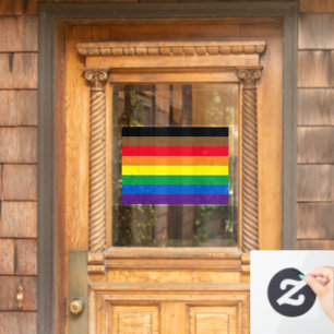 Philly Regenbogen Pride Gay Flag Diversity inklusi Fensteraufkleber