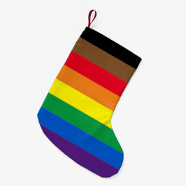 Philly Regenbogen Pride Gay Flag Diversity inklusi Kleiner Weihnachtsstrumpf