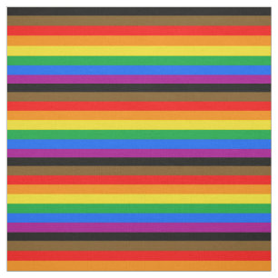 Philly Regenbogen-Stolzflagge Stoff