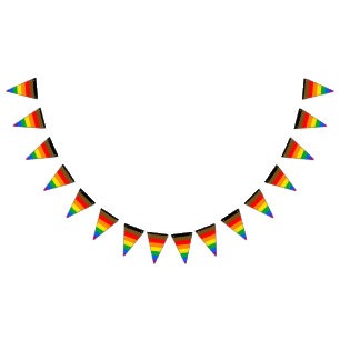 Philly Regenbogen-Stolzflagge Wimpelkette