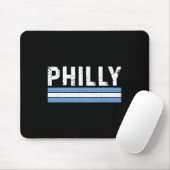 Philly Retro Vintag Philadelphia Pennsylvania Tou Mousepad (Mit Mouse)