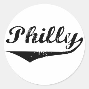 Philly Runder Aufkleber