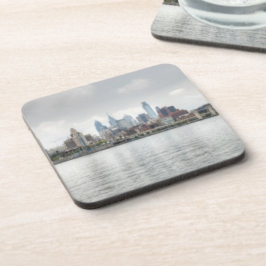 Philly Skyline 2 Getränkeuntersetzer (Linke Seite)