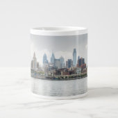 Philly Skyline 2 Jumbo-Tasse (Vorderseite)