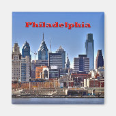 Philly Skyline HDR. Magnet (Vorne)