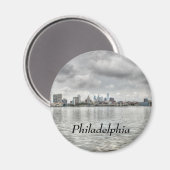 Philly Skyline Magnet (Vorderseite/Rückseite)