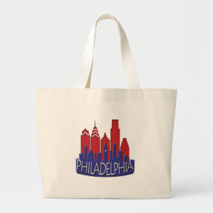 Philly Skyline newwave Patriot Jumbo Stoffbeutel