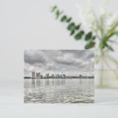 Philly Skyline Postkarte (Stehend Vorderseite)