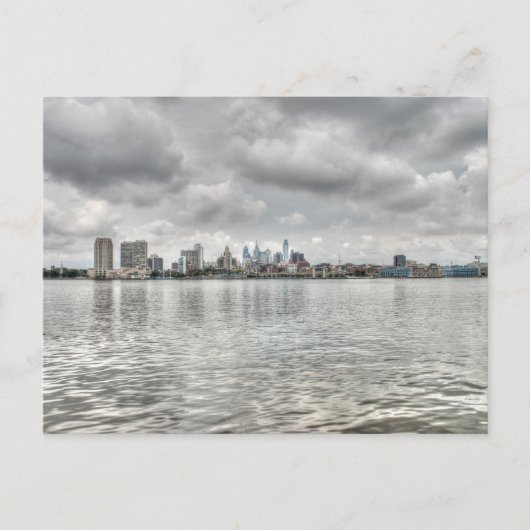 Philly Skyline Postkarte (Vorderseite)
