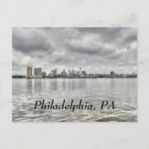 Philly Skyline Postkarte