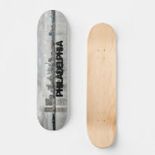 Philly Skyline Skateboard (Vorderseite)