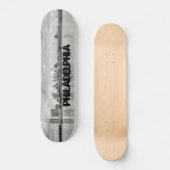 Philly Skyline Skateboard (Vorderseite)