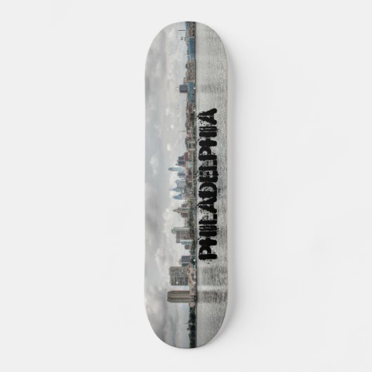 Philly Skyline Skateboard (Vorderseite)