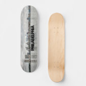 Philly Skyline Skateboard (Vorderseite)