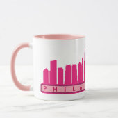 Philly Skyline-Tasse 2019 im Rosa Tasse (Links)