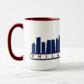 Philly Skyline-Tasse 2019 in der Marine Tasse (Links)