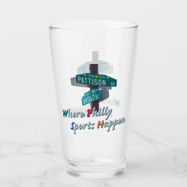 Philly-Sport-Geschehen Broad und Pattison T-Shirt Glas
