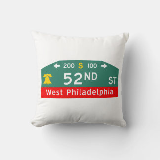Philly Street Sign Pillow: For YOUR Address!  Kissen