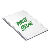 Philly Strong Graffiti Style Notizblock (Rechte Seite)