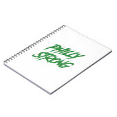 Philly Strong Graffiti Style Notizblock (Linke Seite)