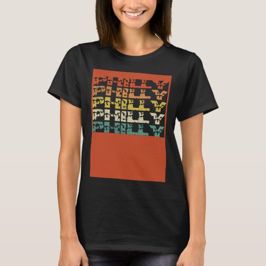 Philly Vintage Retro 8 T-Shirt (Vorderseite)
