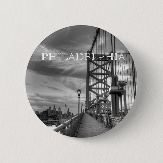 Philly von der Brücke Button (Vorderseite)
