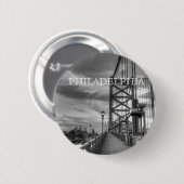 Philly von der Brücke Button (Vorne & Hinten)