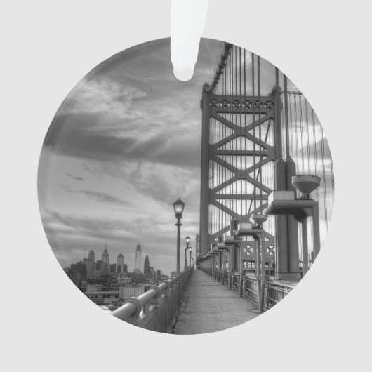 Philly von der Brücke Ornament (Vorderseite)