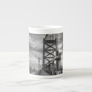 Philly von der Brücke Porzellantasse