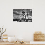 Philly von der Brücke Poster (Küche)