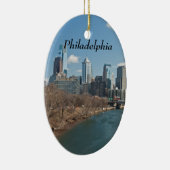 Philly Winter Keramik Ornament (Rechts)