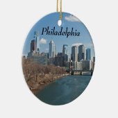 Philly Winter Keramik Ornament (Rechts)