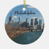 Philly Winter Keramik Ornament (Vorne)