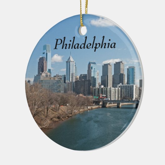 Philly Winter Keramik Ornament (Links)