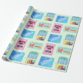 Philly-Wrapapier - Philadelphia-Geschenkdose Fisch Geschenkpapier (Ungerollt)
