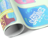 Philly-Wrapapier - Philadelphia-Geschenkdose Fisch Geschenkpapier (Rolleneckpunkt)