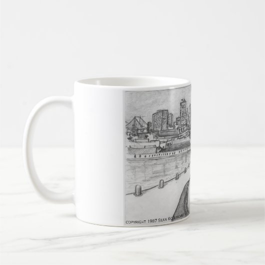 Philly Zunge-Typ-Tasse Kaffeetasse (Links)