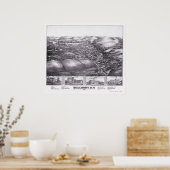 Philmont, NY Panoramic Map - 1881 Poster (Küche)