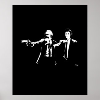 Philo Fiktion Karl Marx und Rosa Luxemburg Poster