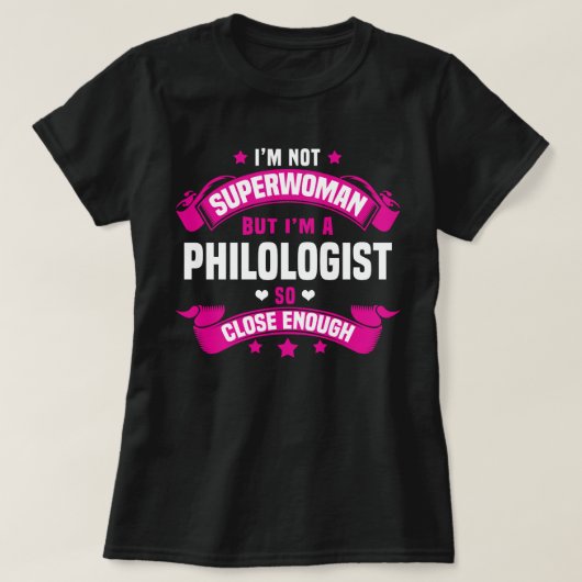 Philologe T-Shirt (Design vorne)