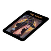 Philomena Halloween Magnet, spukhafte Hexe von Ren Magnet (Linke Seite)