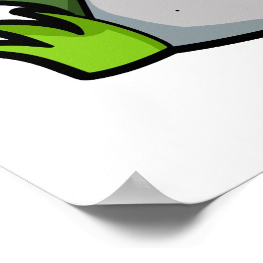 Philoso pickle Funny Pickle Pun Poster (Ecke)