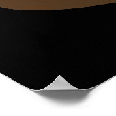 Philosop fäkal Funny Kack Pun Dark BG Poster (Ecke)