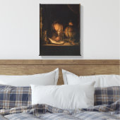 Philosoph Alchemist im Labor Leinwanddruck (Insitu (Schlafzimmer))