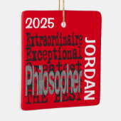 Philosoph Extraordinaire CUSTOM Keramikornament (Rechts)